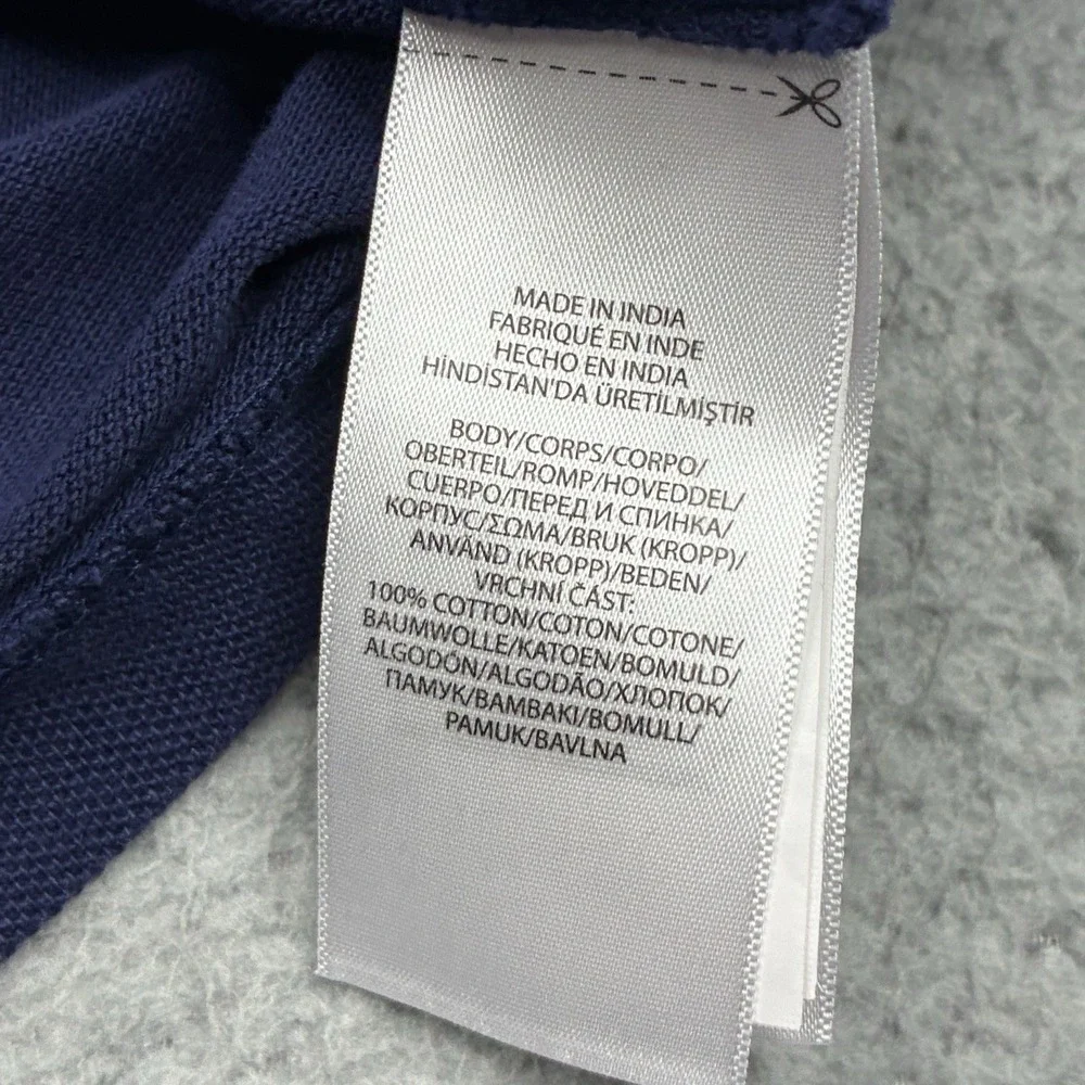 Polo Ralph Lauren Big Pony Sash Polo Shirt Men's Large Fits S/M Blue Slim Fit